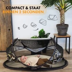 Deryan Baby Luxe Campingbedje – Inclusief Zelfopblaasbare Matras - Zoo -Babyproducten Winkel 1200x1200 1380