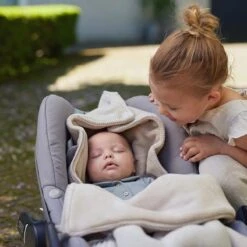 Jollein Voetenzak Voor Autostoel & Kinderwagen - Basic Knit - Nougat -Babyproducten Winkel 1200x1200 1566