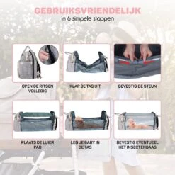 Vulpes BabyCare® Luiertas Rugzak - Luiertassen Met Babybed - Grote Luiertas Met Wieg- Luiertas Verzorgingstas Met Babybedje - Verzorgingsrugzak - Grijs 23 Vulpes BabyCare® Luiertas Rugzak - Luiertassen Met Babybed - Grote Luiertas Met Wieg- Luiertas Verzorgingstas Met Babybedje - Verzorgingsrugzak - Grijs -Babyproducten Winkel 1200x1200 324