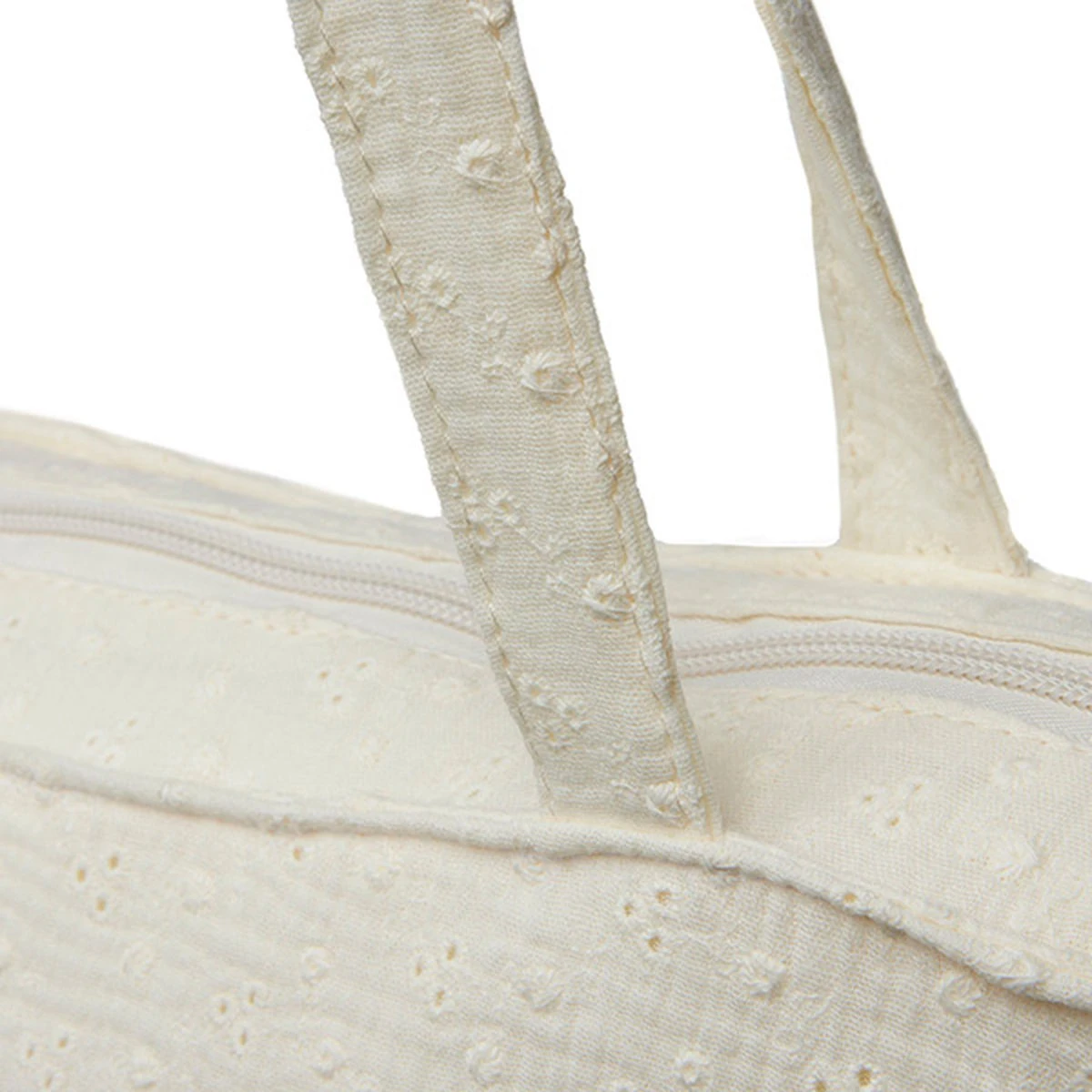 Jollein Shopper Embroidery - Ivory 11 Jollein Shopper Embroidery - Ivory - Afbeelding 11