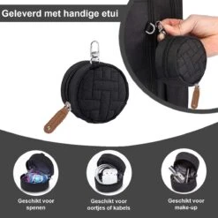 Luiertas Rugzak - Incl. Buggy / Kinderwagen Haken En Verschoningsmat - Complete Set - Zwart Van Zedar -Babyproducten Winkel 1200x1200 361