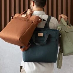 Nobodinoz Baby On The Go Luiertas Rugzak Carbon Blue -Babyproducten Winkel 1200x1200 373