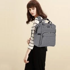 Miss Lulu Luiertas Rugzak - Luiertas Met USB Oplaadstation - Baby Tas Inclusief Buggy En Kinderwagen Haken - Grijs (E6705USB GY) 13 Miss Lulu Luiertas Rugzak - Luiertas Met USB Oplaadstation - Baby Tas Inclusief Buggy En Kinderwagen Haken - Grijs (E6705USB GY) -Babyproducten Winkel 1200x1200 418
