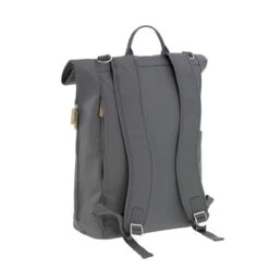LÄSSIG Luiertas Rolltop Backpack Rugzak Incl Verschoningsmatje Antraciet -Babyproducten Winkel 1200x1200 427