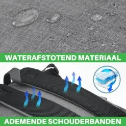 Brisby Slijtvaste Luiertas – Verzorgingstas – Met Buggymontage -Donkergrijs -Babyproducten Winkel 1200x1200 453