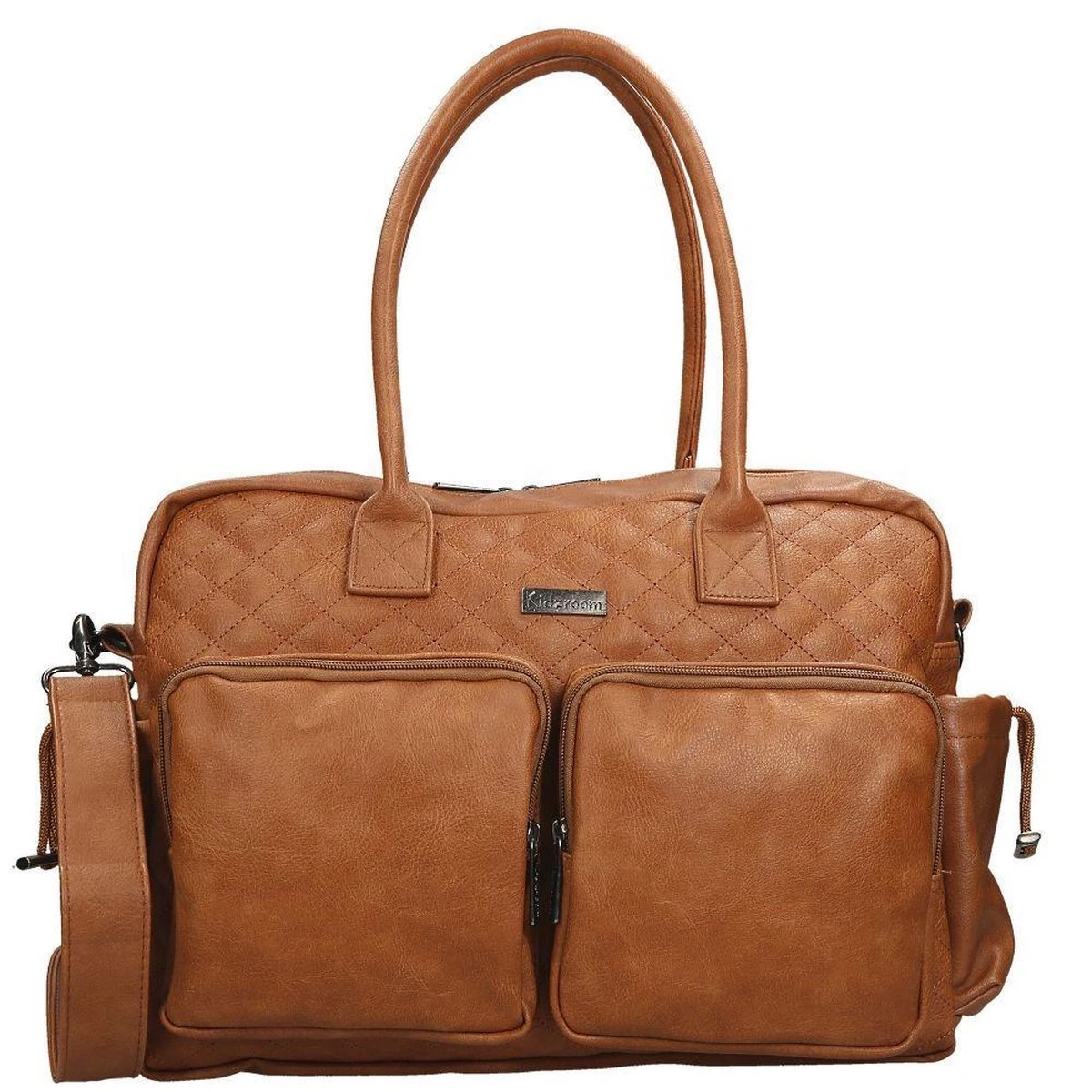 Kidzroom Vision Of Love Luiertas - Bruin - Verschoonmatje - Versteldbare Schouderband 1 Kidzroom Vision Of Love Luiertas - Bruin - Verschoonmatje - Versteldbare Schouderband