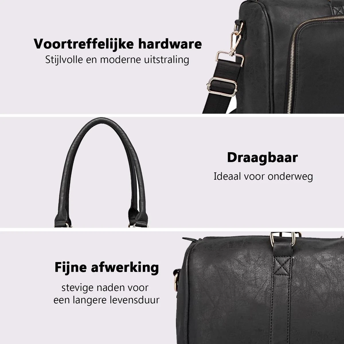 Miss Lulu Luier- En Verzorgingstas – Luiertas Set – Afneembare Draagtas - Duurzaam En Stijlvol – Zwart - Premium Kwaliteit- Grote Capaciteit - Unisex/Jongens/Meisjes (LT6638 BK) 3 Miss Lulu Luier- En Verzorgingstas – Luiertas Set – Afneembare Draagtas - Duurzaam En Stijlvol – Zwart - Premium Kwaliteit- Grote Capaciteit - Unisex/Jongens/Meisjes (LT6638 BK) - Afbeelding 3