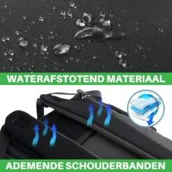 Brisby Slijtvaste Luiertas – Verzorgingstas - Two Tone Zwart En Donkergrijs - Inclusief Verschoonmatje - Isoleervakken - Met Geïntegreerde Kinderwagen Haken -Babyproducten Winkel 1200x1200 577