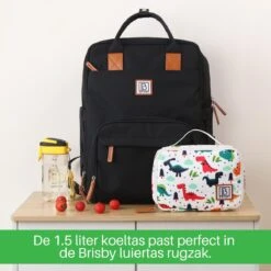 Brisby Slijtvaste Luiertas – Verzorgingstas – Met Buggymontage - Zwart -Babyproducten Winkel 1200x1200 600