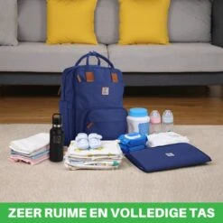 Brisby Slijtvaste Luiertas – Verzorgingstas – Met Buggymontage - Blauw -Babyproducten Winkel 1200x1200 643