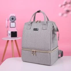 Rose & Ollie Kolftas Rugtas Grijs - Koeltas Moedermelk -Babyproducten Winkel 1200x1200 660