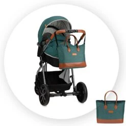 MoMi Kinderwagen - Compacte 2 In 1 Combiwagen - Limuru - Groen (geschikt Van 0-3 Jaar) -Babyproducten Winkel 1200x1200 683