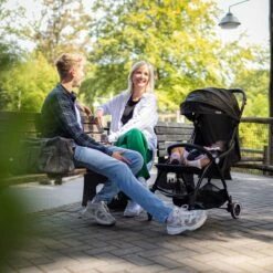 Hamilton By Yoop X1 Plus Kinderwagen - Buggy Met Monteerbare Wieg - Premium Stroller Met One Hand Folding Technologie - Nieuw, Hoger, Uitgebreider 2023 Model - Zwart - Licht, Verstelbaar, Wendbaar En Geschikt Van 0 Maanden Tot 4 Jaar -Babyproducten Winkel 1200x1200 788