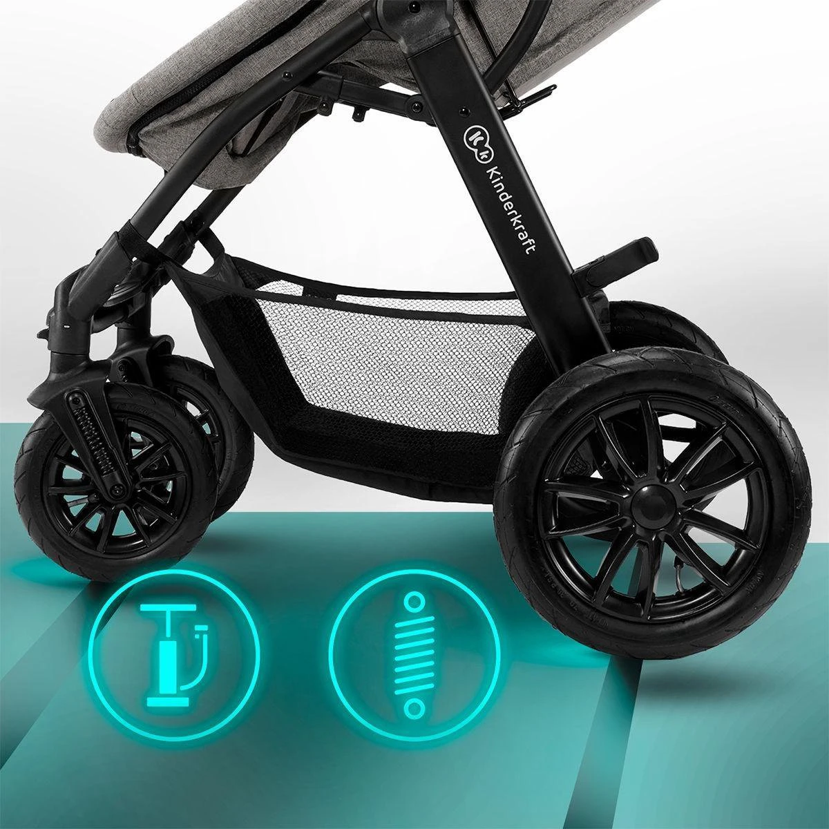 Kinderkraft Xmoov Black 3-in-1 Combi Kinderwagen Incl. Autostoel XMOVBLK30000 3 Kinderkraft Xmoov Black 3-in-1 Combi Kinderwagen Incl. Autostoel XMOVBLK30000 - Afbeelding 3