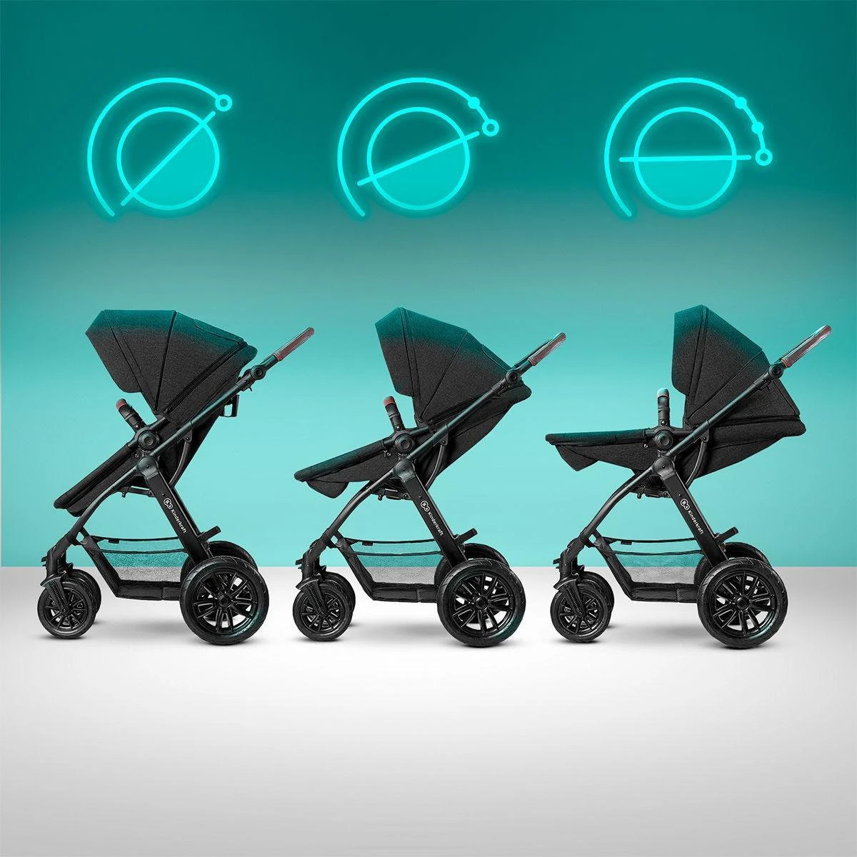 Kinderkraft Xmoov Black 3-in-1 Combi Kinderwagen Incl. Autostoel XMOVBLK30000 6 Kinderkraft Xmoov Black 3-in-1 Combi Kinderwagen Incl. Autostoel XMOVBLK30000 - Afbeelding 6
