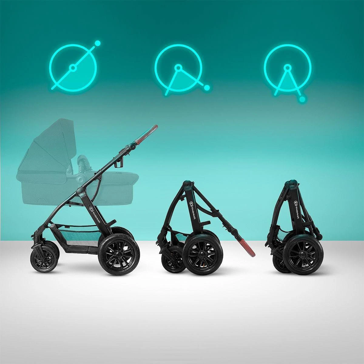 Kinderkraft Xmoov Black 3-in-1 Combi Kinderwagen Incl. Autostoel XMOVBLK30000 10 Kinderkraft Xmoov Black 3-in-1 Combi Kinderwagen Incl. Autostoel XMOVBLK30000 - Afbeelding 10