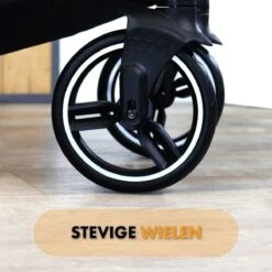 Deryan Evy Kinderwagen - Duo Kinderwagen - Uitbreidbaar - Inclusief Reiswieg - Zwart -Babyproducten Winkel 1200x1200 855