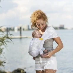 Minimonkey Mini Sling Grijs - Klein En Fijn -Babyproducten Winkel 1200x1200 889