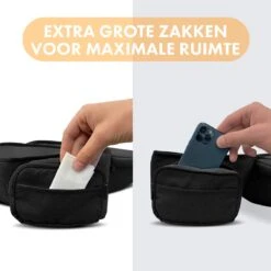 Deryan Pack Basic Luxe Heupdrager - Baby En Peuter Heupzitje - Draagzak Zwart -Babyproducten Winkel 1200x1200 893