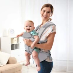 Deryan Ergonomische Draagzak - Buikdrager 4-in-1 Grijs 15 Deryan Ergonomische Draagzak - Buikdrager 4-in-1 Grijs -Babyproducten Winkel 1200x1200 911