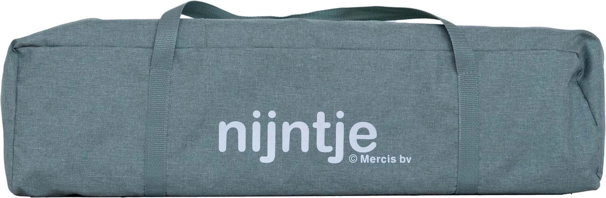 Prénatal Luxe Campingbedje Met Bodemmatras - Inclusief Draagtas - Inklapbaar Baby Campingbed - Met Wieltjes En Kruipluik - 120 X 60 Cm - Groen Melange / Nijntje 5 Prénatal Luxe Campingbedje Met Bodemmatras - Inclusief Draagtas - Inklapbaar Baby Campingbed - Met Wieltjes En Kruipluik - 120 X 60 Cm - Groen Melange / Nijntje - Afbeelding 5