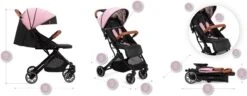 Momi Estelle Pink Wandelwagen WOSP00004 -Babyproducten Winkel 1200x464