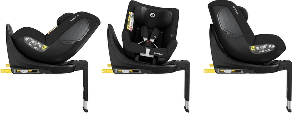 Maxi-Cosi Mica Eco I-Size Autostoeltje - 360° Draaibaar - Gerecyclede Stoffen - Authentic Black 9 Maxi-Cosi Mica Eco I-Size Autostoeltje - 360° Draaibaar - Gerecyclede Stoffen - Authentic Black - Afbeelding 9