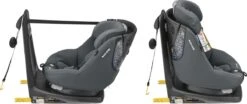 Maxi-Cosi AxissFix I-Size Autostoeltje - 360° Draaibaar - Authentic Graphite -Babyproducten Winkel 1200x507