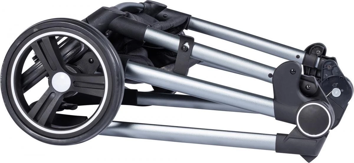 Puck Stroller 3 In 1 Max Zwart Met Frame Antra Incl Autostoel/Adapter/Mamabag 4 Puck Stroller 3 In 1 Max Zwart Met Frame Antra Incl Autostoel/Adapter/Mamabag - Afbeelding 4