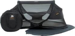 Deryan Baby Luxe Campingbedje – Inclusief Zelfopblaasbare Matras - Zwart -Babyproducten Winkel 1200x576 3