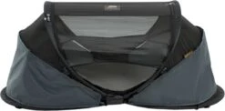 Deryan Baby Luxe Campingbedje – Inclusief Zelfopblaasbare Matras - Zwart -Babyproducten Winkel 1200x592
