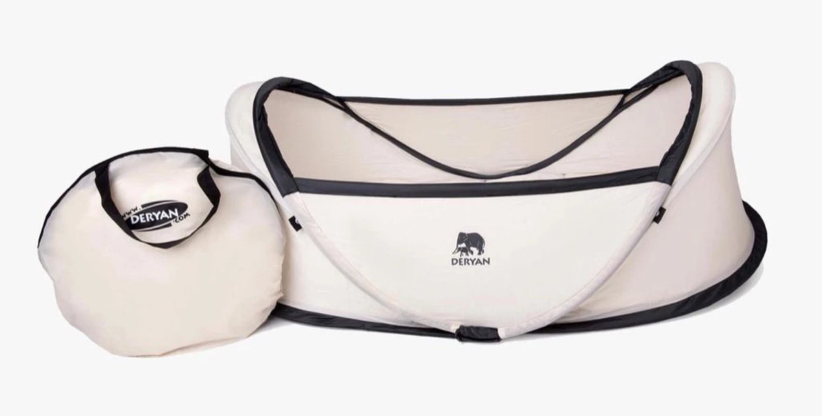 Deryan Infant BabyBox Campingbedje - Baby Klamboe - Cream 8 Deryan Infant BabyBox Campingbedje - Baby Klamboe - Cream - Afbeelding 8