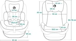 Lionelo Sander - Autostoel - ISOFIX 180° - Extra Zij-bescherming - Tot 36kg -Babyproducten Winkel 1200x653
