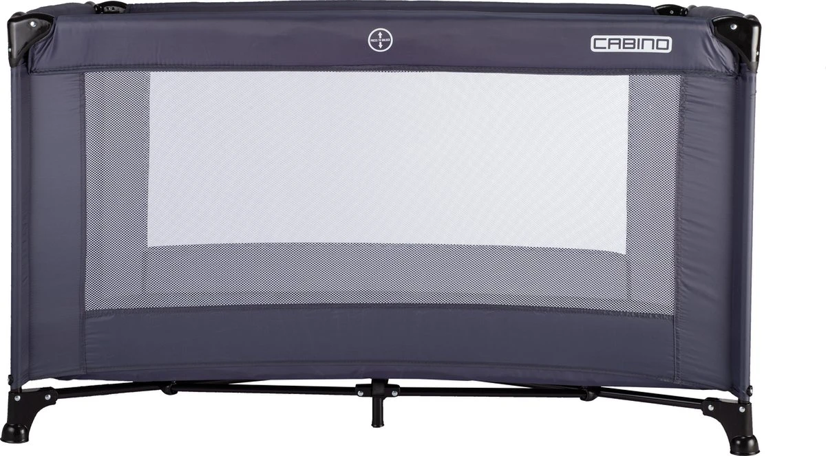 Cabino Campingbedje / Reisbed Set Inclusief Comfortabel Matras 60x120cm Grijs 5 Cabino Campingbedje / Reisbed Set Inclusief Comfortabel Matras 60x120cm Grijs - Afbeelding 5