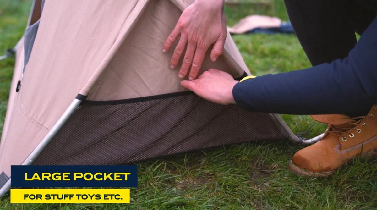 NOMAD® Baby Tent Campingbedje |118x68x75 Cm | Babytent / Peuter Slaaptent / Strandtent| Incl Opberghoes 3 NOMAD® Baby Tent Campingbedje |118x68x75 Cm | Babytent / Peuter Slaaptent / Strandtent| Incl Opberghoes - Afbeelding 3