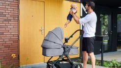 Kinderkraft B-Tour Ash Grey 3-in-1 Combi Kinderwagen Incl. Autostoel KSBTOU00DGR3000 -Babyproducten Winkel 1200x675 14