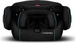 Hamilton By Yoop Cabrio Premium Opvouwbare Autostoel – Veilig, Comfortabel En Lichtgewicht Autozitje – Groep I, II, III Autostoeltje Voor 9 Maanden Tot 12 Jaar – Neon Blauw – ISOFIX Kliksysteem - 1e Opvouwbare Autostoel Ter Wereld - Zwart/Neon Blauw -Babyproducten Winkel 1200x678 1