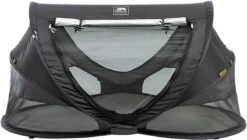 Deryan Peuter Luxe Campingbedje – Inclusief Zelfopblaasbare Matras - Zwart -Babyproducten Winkel 1200x679