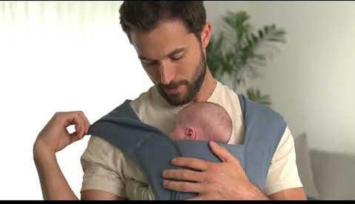 Ergobaby Embrace Draagzak Baby - Oxford Blue 5 Ergobaby Embrace Draagzak Baby - Oxford Blue - Afbeelding 5