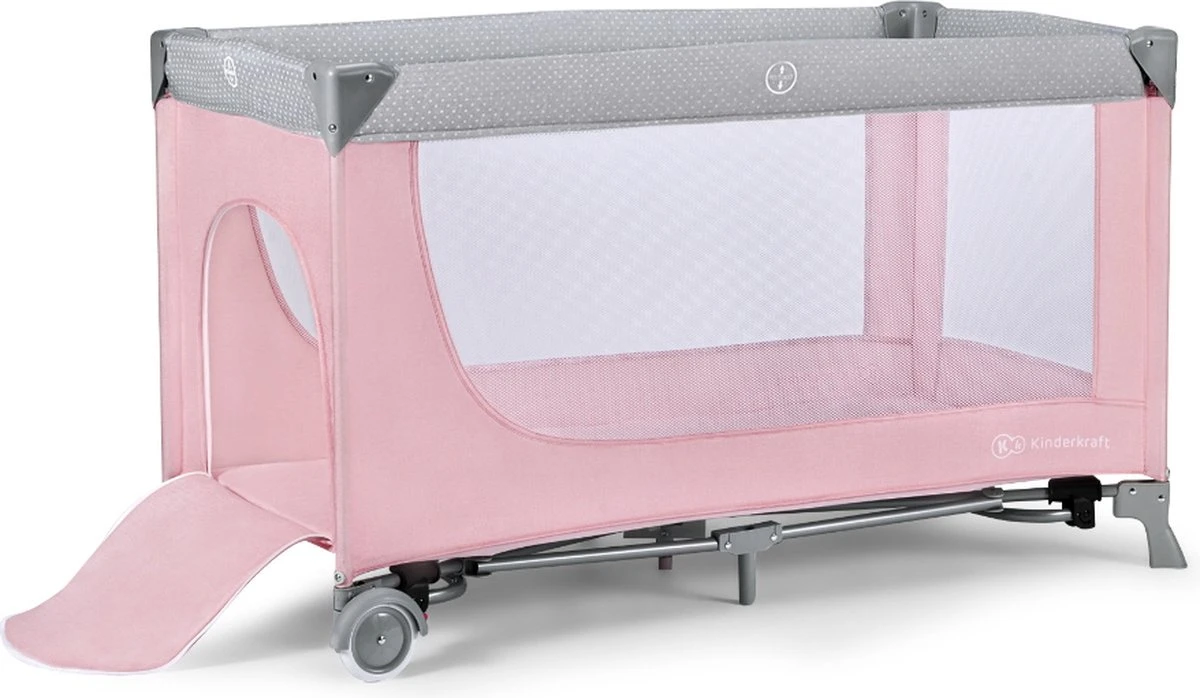 Kinderkraft Campingbed - Leody Met Accessoires - Roze 5 Kinderkraft Campingbed - Leody Met Accessoires - Roze - Afbeelding 5