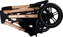 Ding Juna Kinderwagen 3 In 1 - Beige/Rose - Combi Kinderwagen Incl. Autostoel -Babyproducten Winkel 1200x709 5