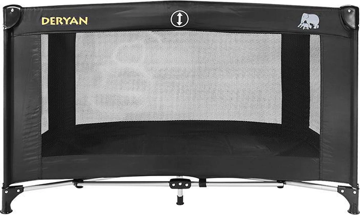 Deryan Believer Campingbedje - 120x60cm - Zwart 4 Deryan Believer Campingbedje - 120x60cm - Zwart - Afbeelding 4