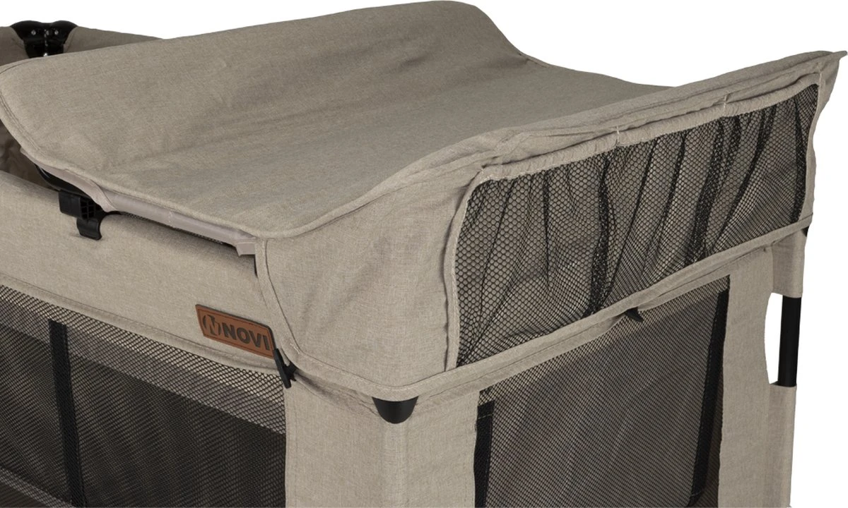 Reisbed Novi Baby® Nora Luxe Sand/Black 3 Reisbed Novi Baby® Nora Luxe Sand/Black - Afbeelding 3