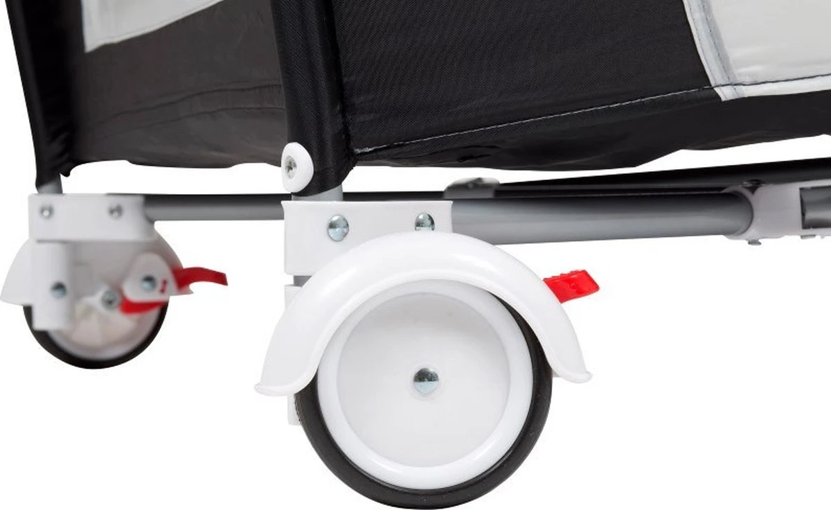 Campingbed BabyGO Sleeper DeLuxe Zwart (incl. Bodemverhoger) 9 Campingbed BabyGO Sleeper DeLuxe Zwart (incl. Bodemverhoger) - Afbeelding 9