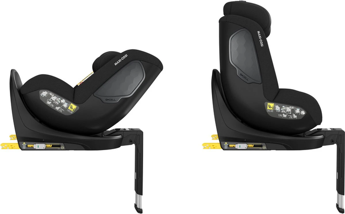 Maxi-Cosi Mica Eco I-Size Autostoeltje - 360° Draaibaar - Gerecyclede Stoffen - Authentic Black 3 Maxi-Cosi Mica Eco I-Size Autostoeltje - 360° Draaibaar - Gerecyclede Stoffen - Authentic Black - Afbeelding 3