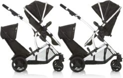 BERKATMARKT - Hauck Duett 2 Dubbele Kinderwagens Voor Baby's En Kinderen, Omkeerbare Zitting, In Hoogte Verstelbaar, Zonwering, Regenbescherming, Opvouwbaar, Tot 36 Kg, Zwarte Woud -Babyproducten Winkel 1200x758 1