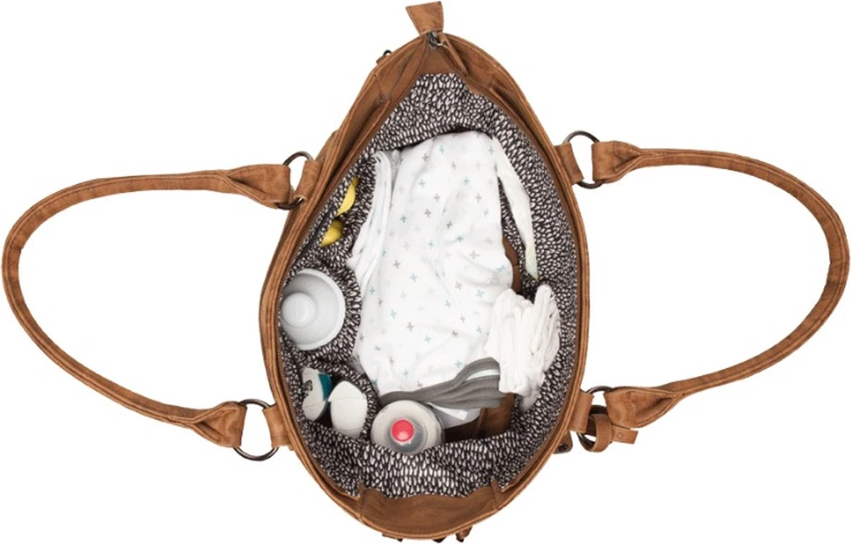 Little Company Vienna Luiertas - Cognac 3 Little Company Vienna Luiertas - Cognac - Afbeelding 3