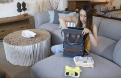 Periwinkle - Luiertassen - Waterproof Baby Verzorgingstas - Baby Rugzak - Luiertas - Verzorgingstas - Linnen - Bordeaux -Babyproducten Winkel 1200x772 10