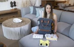 Periwinkle - Luiertassen - Waterproof Baby Verzorgingstas - Baby Rugzak - Luiertas - Verzorgingstas - Linnen - Bordeaux -Babyproducten Winkel 1200x772 3