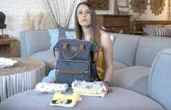 Periwinkle - Luiertassen - Waterproof Baby Verzorgingstas - Baby Rugzak - Luiertas - Verzorgingstas - Linnen - Bordeaux -Babyproducten Winkel 1200x772 6